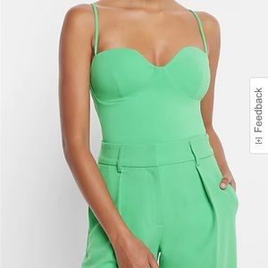 Express body contour high compression bustier bodysuit NWT! Size M